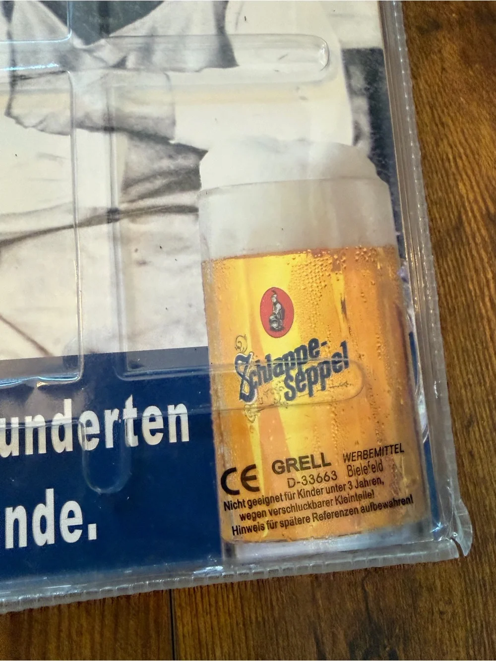 Schlappe Seppel German Brewery Steak Board Knife Fork Set Sealed Advertising NOS